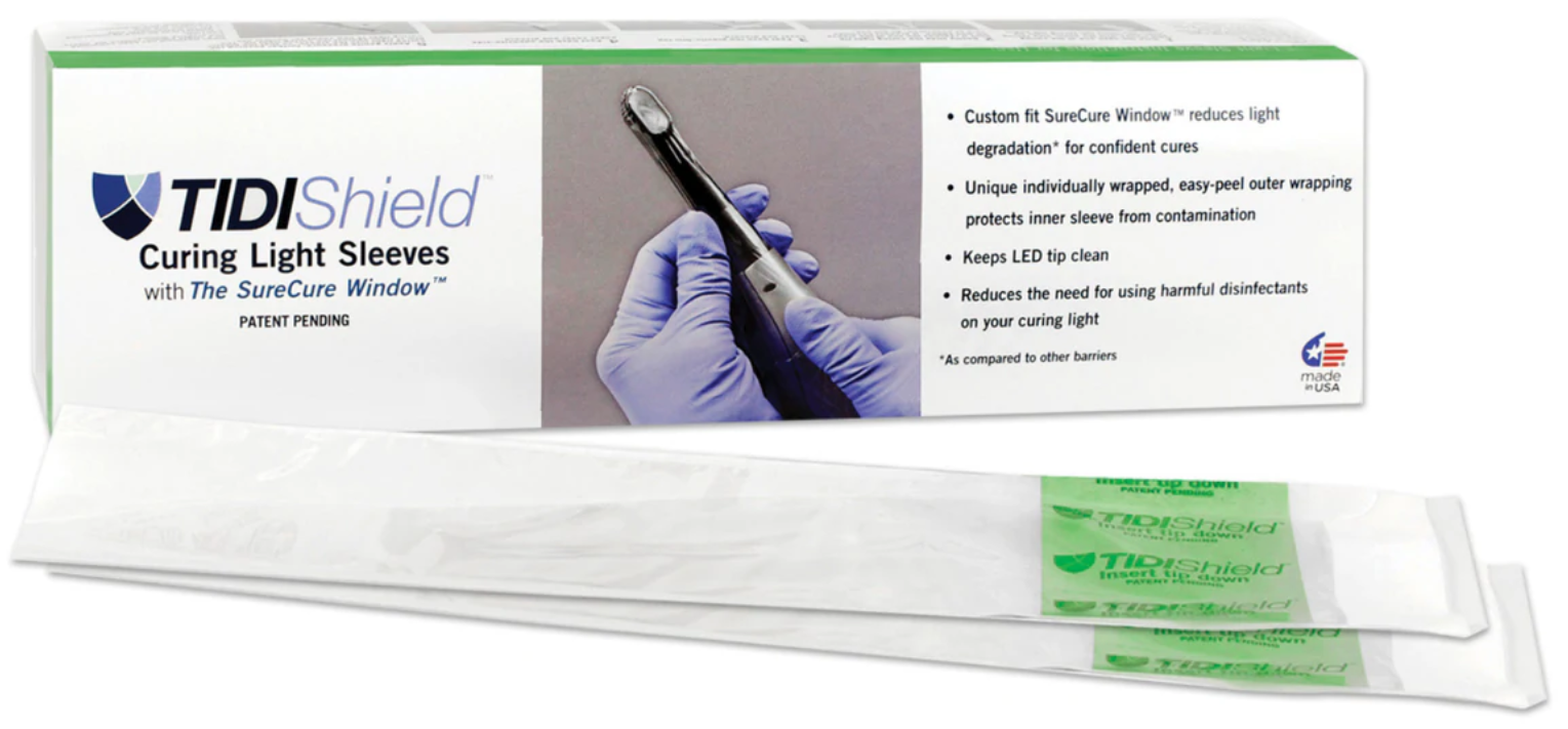 Tidi 21102 TIDIShield Dental Curing Light Sleeves Ivoclar BluePhase 100/Pk Tidi 21102 TIDIShield Dental Curing Light Sleeves Ivoclar BluePhase 100/Pk